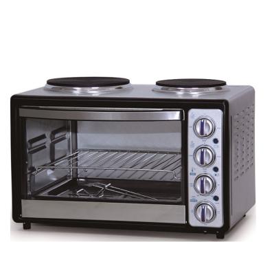 China Hotel MINI KITCHEN 45L ELECTRIC OVEN TOASTER OVEN WITH 2 HOBS for sale