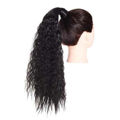 China Hot Selling Curly X-Ring Hair Ponytail Wig Extension Braids Wrap Wig Braids for sale