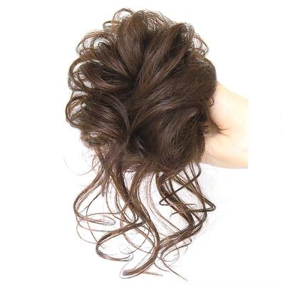 China Loose Deep Fluffy Head Ring Rope Chemical Fiber Wave Wig Matte Silk Hair Ring for sale