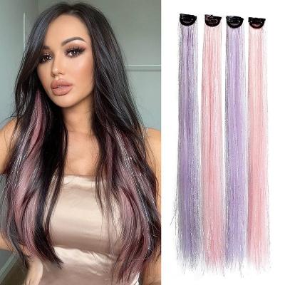 China Simple V-Tip Hair Clip Hair Extensions That Change Color Synthetic Hair In The Sun for sale