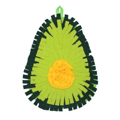 China Best Quality Sustainable Advacado Train Dog Training Slow Eating Nose Mat for sale