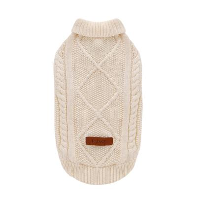 China ELEGANT Luxury Cute Comfortable Fashion Dog Sweater Warm Dog Clothes For Holiday Christmas for sale