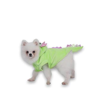 China Sustainable Cute Deluxe Pet Costume Cute Dinosaur Crew Pet Dinosaur Costume Halloween Christmas Pet Clothing Accessories for sale