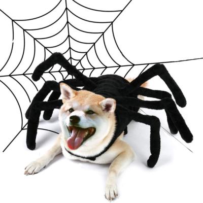 China Viable Animal Accessories Cute Dog Costume Spider Halloween Pet Vests Cat Clothes Funny Apparel Small for sale