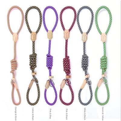 China Training Dog Viable Crew Colorful Pet Leash Strong And Durable P Leash for sale