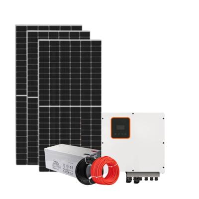 China Home Solar Power System Home Batteries For Solar System 10kw 10kw Solar Hybrid Power System for sale