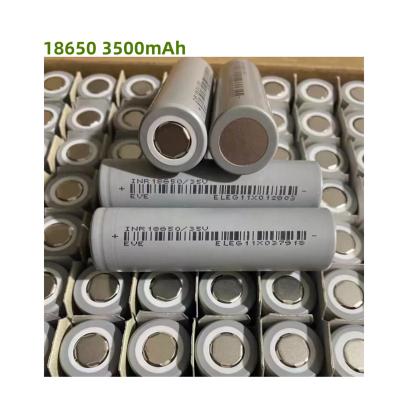 China NCM Rating A 18650 Battery Cells 35V 3500mah 18650 18650 Rechargeable Lithium Ion Battery For Electric Tools Vehicles for sale