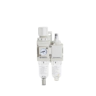 China EAC1010/2010 Pneumatic Regulator Lubricator FRL Filter Treatment Source Pneumatic Two Unit Type Factory Air Series for sale