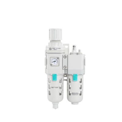 China EAC3010 Pneumatic Regulator Lubricator FRL Filter Treatment Source Factory Air Two-Unit Type Full Auto Series for sale