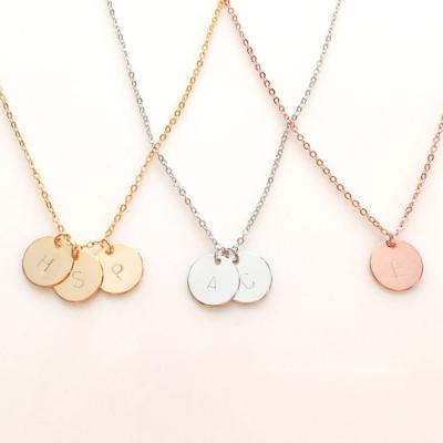 China NEW ALLOY Design Fine Dog Tag Fashionable Fancy Personalized Personalized Coin Pendant Necklaces for sale