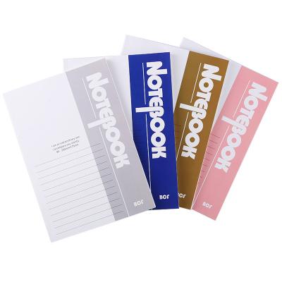 China Normal Wholesale Softcover Color B5 Notebook Student Notepad Business Office Meeting Minutes Notebook Softcover for sale