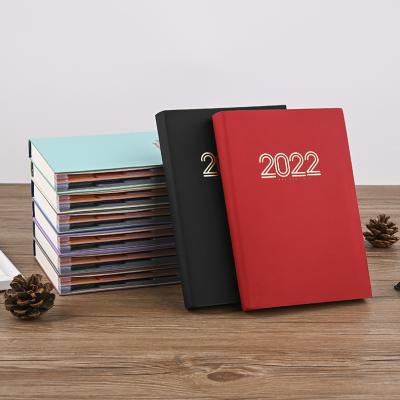 China 2022 Normal 2022 Hardcover A5 Custom Printing Box Sets Leather A5 Diary Notebook Gift Set for sale