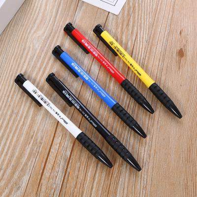 China Push Ball Pen Pen Plastic Ball Point Pen Natural Blue Soft Touch 0.7mm Pens For Printing for sale