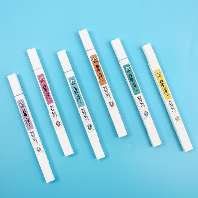 China Wholesale Normal Highlight Bar Pen Competitive Price 6 Colors Erasable Multi Color Pen Set Highlighter Bar for sale