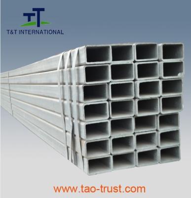 China Galvanized rectangular steel tubing/Rectangular tube for sale