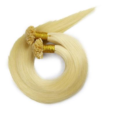 China Silky Straight Wave hot selling U Tip Hair Extension  Remy Russian U Tip Human Hair  Double Drawn natural Straight soft  Full Cuticle for sale