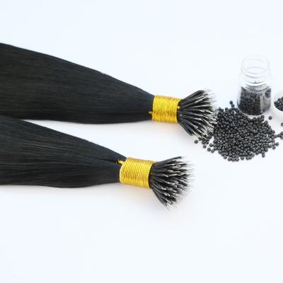 China Natural & Healthy & Smooth Direct factory price double drawn hair nano hair extensions  Top Quality for sale