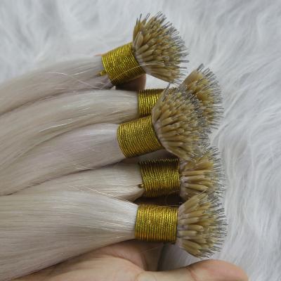 China Natural & Healthy & Smooth Fast ship Wholesale price Nano Ring hair Double Drawn natural human hair extension for sale