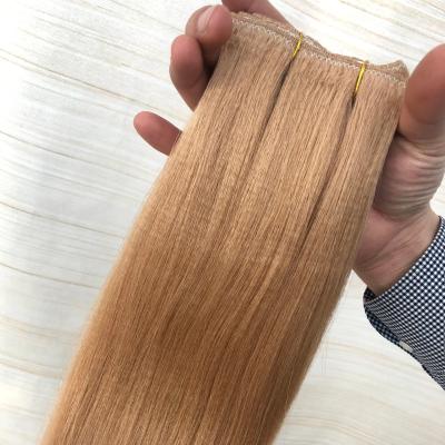 China Silky Straight Wave Good Quality Thick human hair extensions clip ins 100% Invisible Remy  For Sale Clip In Hair Extension for sale