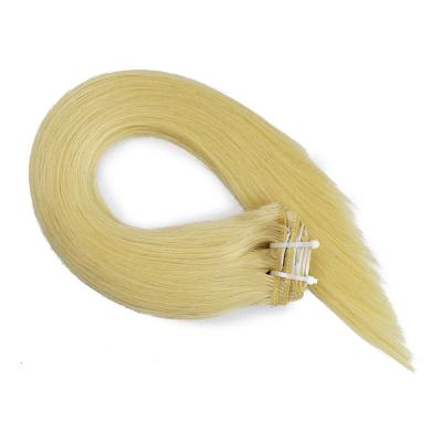 China Silky Straight Wave Good Quality Thick human hair extensions clip ins 100% Invisible Remy  For Sale Clip In Hair Extension for sale