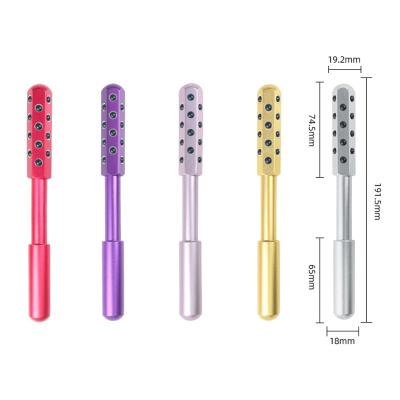 China POTIYA Wholesale Luxury High Quality Portable Private Label Germanium Beauty Face Roller Anti Aging Black Face Roller Massager Make Up Bar for sale