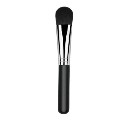 China Fan Brush Hot Sale Small Size Soft Synthetic Hair Fan Brush Mask Brush Short Handle Makeup Brush for sale