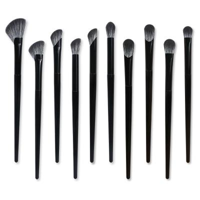 China Hot Wholesale Eye Brush Makeup Classic Brush Pattern Professional Private Label Smudge Brush 10 Pieces Makeup Brush for sale