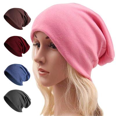 China breathable & Wholesale Waterproof Slouch Beanie For Women Custom 100 Cotton Beanie Hat Hip Hop Soft Thin Stretch Beanie for sale