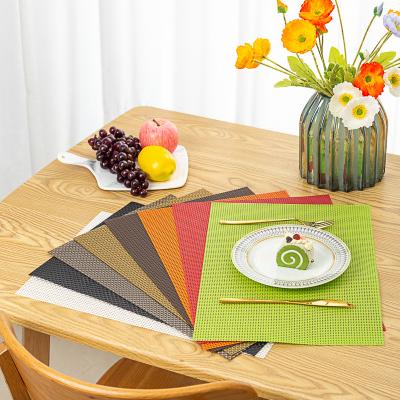 China Vintage Viable Dish Mat Simple Elegant Stain Proof Dining Table Set Mat For Dorm Place Mat Table Mat for sale