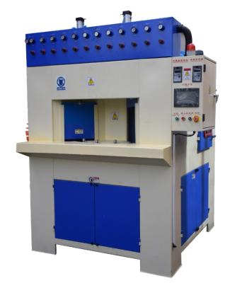 China Building Material Stores Automatic Rotary Table Sand Blasting Cabinet Machine for sale