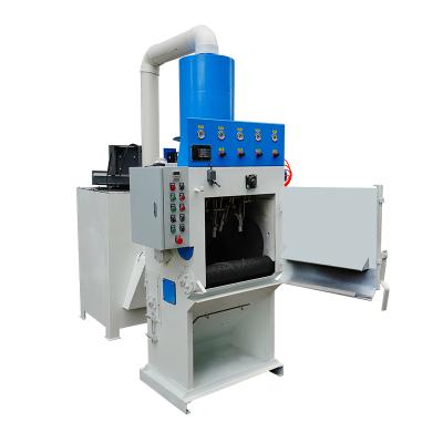 China Building Material Stores Automatic Dry Small Sand Blasting Device For Small Size Parts for sale