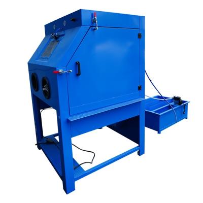 China Wet Building Material Stores Stainless Steel Sand Blasting Device With Water Recycle System for sale