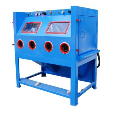 China Building Material Stores High Quality Wet Steam Sand Blaster Cabinet Wet Free Car Wheel for sale