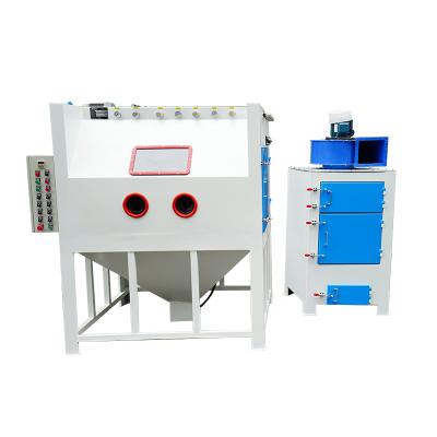 China Building Material Stores Dry Abrasive Small Automatic Sandblasting Machine for sale