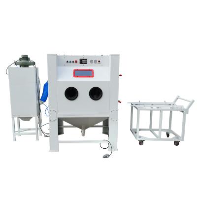 China Building Material Stores Industrial Rotary Table Sand Abrasive Blasting Device for sale