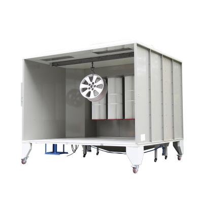 China Building Material Shops Manual Batch Powder Coating Booths for sale