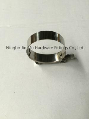 China Acero inoxidable de las abrazaderas de manguera del tornillo en T, abrazadera de manguera ajustable del ancho de banda de 19 milímetros en venta