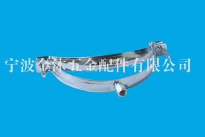 China Sanitary Pipe Clamp Fittings With 8 - 10 Micron Thick Electro Galvanized for sale