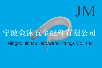 China Zinc Plated Steel Wire Cable Clamps , Wire Harness Electrical Clips Clamps for sale