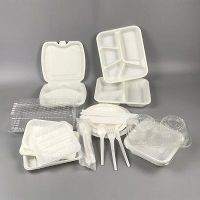 China Hot Selling 100% Pla Biodegradable Restaurant Tableware for sale