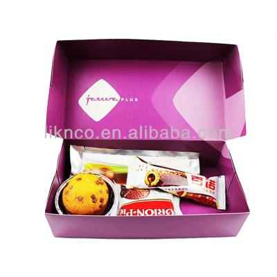 China airline paper lunch box/disposable snack box/takeout box for sale