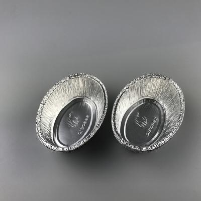 China Disposable Food Aluminum Foil Box Bestselling Environmental Round Bowl / Pot With Lid for sale