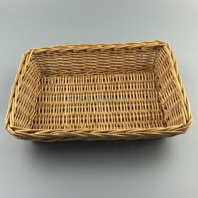 China 2018 Hot Selling Viable Colorful Food Grade Cane Weaving Fruit Basketfor Display for sale