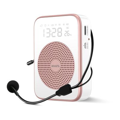 China SOAIY S-350PRO Portable Voice Amplifier with 4000mAh rechargeable battery, L86*W32*H122mm recording supported for sale