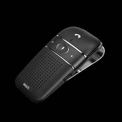 China Bluetooth Car Kit Wireless Mulitpoint Speakerphone Sun Visor Clip Handsfree Handsfree Speakerphone with Adapter, Support Siri/OK GOOGLE for sale