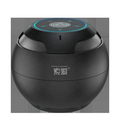 China 2021 Latest Function Phone Portable Mini Wireless Speaker Clock Speaker With Ignition Key for sale