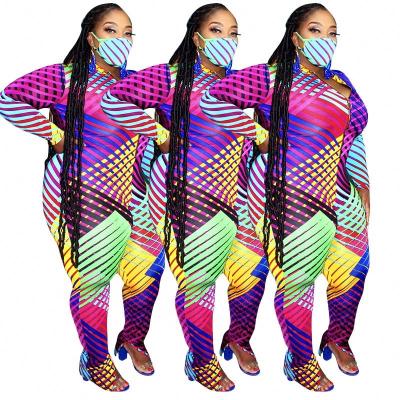 China Viable low moq printed casual overalls womens fashion 2021 plus size overalls for sale