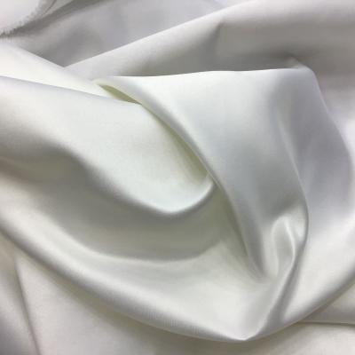 China Organic thick satin bridal fabric for bridal and evening dress for sale