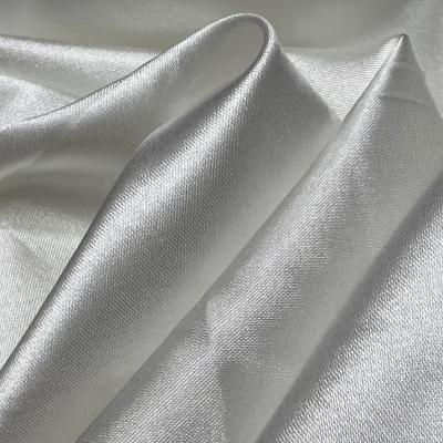 China Sain Stretch Organic Satin Fabric Elastic Fabric for sale