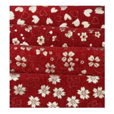 China New Year Breathable Chinese Cloth Brocade Jacquard Chinese Red Embroidery for sale